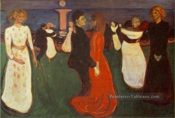 danse de la vie 1900 Edvard Munch Expressionnisme Peinture à l'huile
